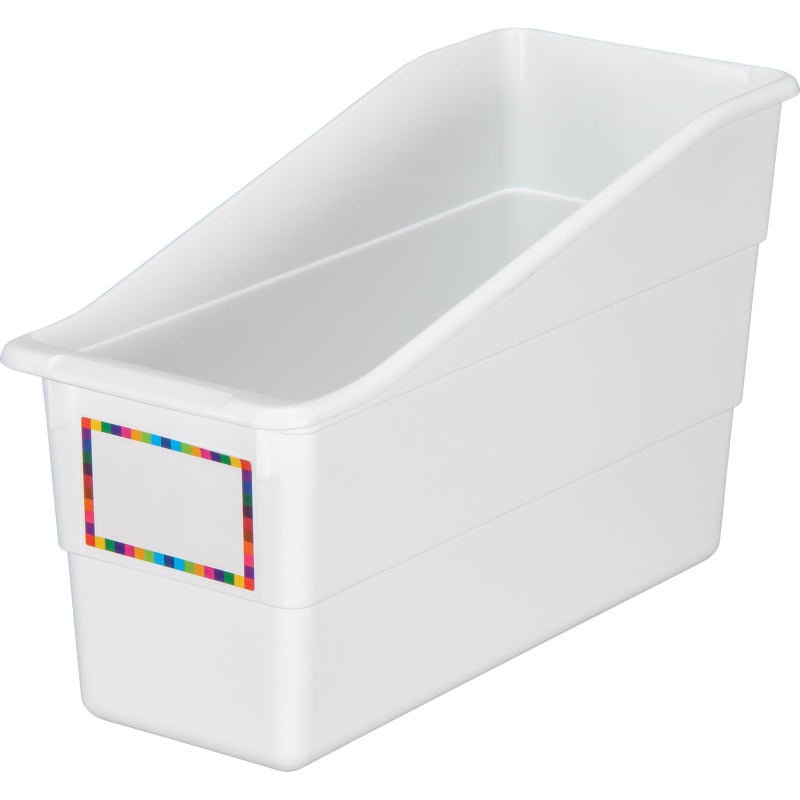 Really Good Stuff Durable Book and Binder Holders - 12 Pack - Ideal for Narrow or Vertical Storage Needs - Book, Magazine, File Folder, and Binder Holders - Classroom Organization Made Easy - Image 2